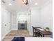 Bedroom features ceiling fan, desk and additional built-in desk with extra cabinet and storage space at 2300 23Rd S St, St Petersburg, FL 33712