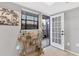 Bright area with a bar cart next to an open door to the outside at 2431 Bayshore Gardens Pkwy # 19, Bradenton, FL 34207