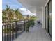 Relaxing balcony with seating area and views of the ocean at 4822 Ocean Blvd # 2D, Sarasota, FL 34242
