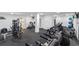 Spacious gym featuring modern cardio equipment and weight machines, promoting a healthy lifestyle at 4822 Ocean Blvd # 2D, Sarasota, FL 34242