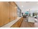 Spacious kitchen featuring custom cabinets, stainless steel appliances, and an open-concept design at 525 S Shore Dr, Osprey, FL 34229
