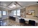 Bright study room with multiple desk spaces, ideal for remote work or studying at 13575 Martha Ave, Port Charlotte, FL 33981