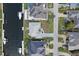 Aerial view of the house with water access at 23 Ocean Dr, Punta Gorda, FL 33950