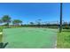 Outdoor basketball court surrounded by lush greenery, perfect for active recreation at 324 Whispering Palms Ln, Bradenton, FL 34212