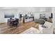 Open-concept living space with modern finishes and ample seating at 4196 Eastlake Ct, Port Charlotte, FL 33948
