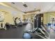 Well-equipped gym features modern cardio and weight machines for a complete workout at 5552 Bentgrass Dr # 7-116, Sarasota, FL 34235