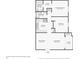 Detailed floor plan of the home, showcasing the layout of rooms and total square footage at 1515 Forrest Nelson Blvd # Q205, Port Charlotte, FL 33952
