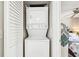 Convenient stacked washer and dryer in a closet at 1515 Forrest Nelson Blvd # Q205, Port Charlotte, FL 33952