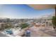 Relaxing outdoor terrace with stylish seating and panoramic views of the city skyline and bay at 1703 Main St # Ph 3, Sarasota, FL 34236