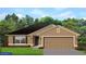Charming single-story home with attached two car garage, well maintained lawn and neutral exterior color palette at 2636 Averland Loop, North Port, FL 34287