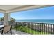 Stunning ocean views from the balcony overlooking a white sandy beach at 2675 Gulf Of Mexico Dr # 301, Longboat Key, FL 34228