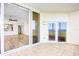 Balcony with tile floors and sliding glass doors that lead into the main living area at 2825 Terra Ceia Bay Blvd # 1505, Palmetto, FL 34221
