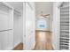 Bedroom with wood floors and walk in closet at 2825 Terra Ceia Bay Blvd # 1505, Palmetto, FL 34221