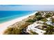 Aerial view of the complex near the beach at 4200 Gulf Dr # 101, Holmes Beach, FL 34217