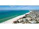 Aerial view of complex along the shoreline at 4200 Gulf Dr # 101, Holmes Beach, FL 34217