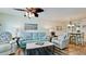 Comfortable living room with stylish furnishings and an open layout at 4200 Gulf Dr # 101, Holmes Beach, FL 34217
