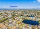 Wonderful aerial view of home in lakeside community near the Manatee River, featuring beautiful lake views at 4809 11Th Avenue E Cir, Bradenton, FL 34208