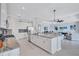 Open kitchen with a large island overlooking the living area, perfect for entertaining at 4968 Seafoam Trl, Bradenton, FL 34211