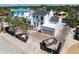 Modern two-story home with a garage and manicured lawn at 927 Contento St, Sarasota, FL 34242