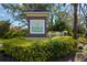 Beautiful brick community sign featuring the neighborhood name, Eagle Trace at 12019 Sawgrass Lake Ter, Bradenton, FL 34211