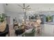 Spacious open floor plan featuring a living room, dining area, and a modern kitchen at 14730 1St E Ave, Bradenton, FL 34212