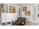 Beautiful office space with custom built-ins, decor, and ample natural light at 14803 Derna Ter, Bradenton, FL 34211