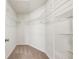 Spacious walk-in closet with installed wire shelving and carpeted floor at 209 111Th E St, Bradenton, FL 34212