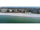 High aerial shot of luxury condo complex on the beach with ocean views at 2141 Gulf Of Mexico Dr Unit # 4, Longboat Key, FL 34228