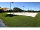 Outdoor sand volleyball court, perfect for a community recreation and fun outdoor activities at 375 Fairway Isles Ln, Bradenton, FL 34212