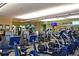Spacious gym with state-of-the-art exercise equipment and TVs for a great workout at 5020 Savona Run, Bradenton, FL 34211