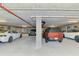 Spacious parking garage with assigned spots, providing secure vehicle storage for residents at 111 S Pineapple Ave # 915, Sarasota, FL 34236