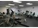 Well-equipped fitness center featuring a variety of exercise machines and weights for residents at 1750 Palm Springs St, Sarasota, FL 34234