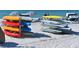 Beach with a variety of recreational equipment, providing endless opportunities for fun in the sun at 250 Sands Point Rd # 5101, Longboat Key, FL 34228