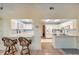 Kitchen breakfast bar with a clear view into the bright kitchen at 2812 Casey Key Rd, Nokomis, FL 34275