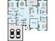 Detailed floor plan showcasing the layout of the home and room dimensions at 3294 Gowanda Ave, North Port, FL 34287