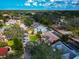 Aerial view of a residential neighborhood featuring lush trees and well-maintained homes at 6145 Bonaventure Ct, Sarasota, FL 34243
