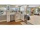 Updated kitchen featuring stainless steel appliances, white cabinets, and ample counter space for cooking at 198 Salem Nw Ave, Port Charlotte, FL 33952