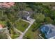 Aerial shot of a well-maintained property with mature trees and lush greenery at 3783 Beneva Oaks Blvd, Sarasota, FL 34238