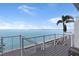 Balcony featuring breathtaking bay views with a stylish railing at 5279 Isla Key S Blvd # 113, St Petersburg, FL 33715