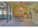 Dining area with view to lanai at 5974 San Michelle Dr, Sarasota, FL 34243