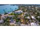 Charming neighborhood with beautiful waterfront homes and tropical landscaping at 691 Linley St, Longboat Key, FL 34228