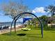 Bright and colorful playground with modern equipment and a view of the water at 1520 2Nd E Ave, Bradenton, FL 34208