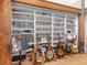 Living room featuring a wall of built-in shelves and instruments on display at 2613 Temple St, Sarasota, FL 34239