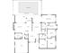 Detailed floor plan showcasing the home's layout, including the pool and screened porch at 3970 Country View Dr, Sarasota, FL 34233