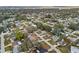 Expansive aerial view of a residential community with tree-lined streets and well-maintained homes at 4215 Larkin St, Sarasota, FL 34232