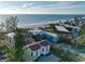 Aerial view of beach homes and condos with ocean view at 5611 Gulf Of Mexico Dr # 5, Longboat Key, FL 34228