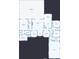 View of the floor plan showing the layout of the home and pool area at 5750 Saddle Oak Trl, Sarasota, FL 34241