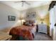 Comfortable bedroom with neutral walls and a plush bed, perfect for relaxation at 7108 Playa Bella Dr, Bradenton, FL 34209