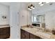 Elegant bathroom with dual sinks and a large shower at 214 S Westland Ave # 1, Tampa, FL 33606