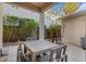 Relaxing patio with seating area and lush greenery at 214 S Westland Ave # 1, Tampa, FL 33606